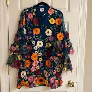 Buddy Love Gayle Long Sleeve Mini Dress Size Small